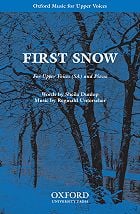 First Snow SA choral sheet music cover
